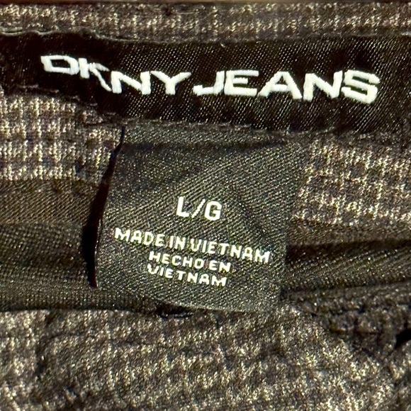 DKNY Jeans Black Gray Houndstooth Ponte Pants Sz L
Knit Career Office Dress NWT - Picture 10 of 10